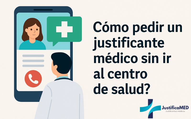 Cómo pedir un justificante médico sin ir al centro de salud