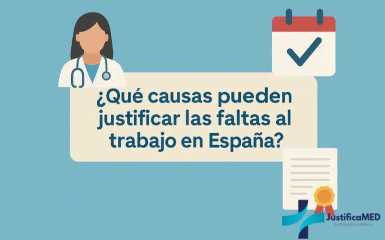 Justificar faltas al trabajo España